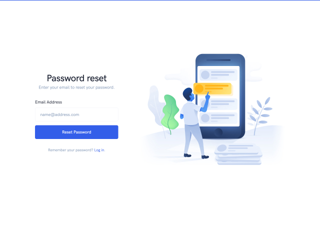 screenshot lk acct password reset illustration