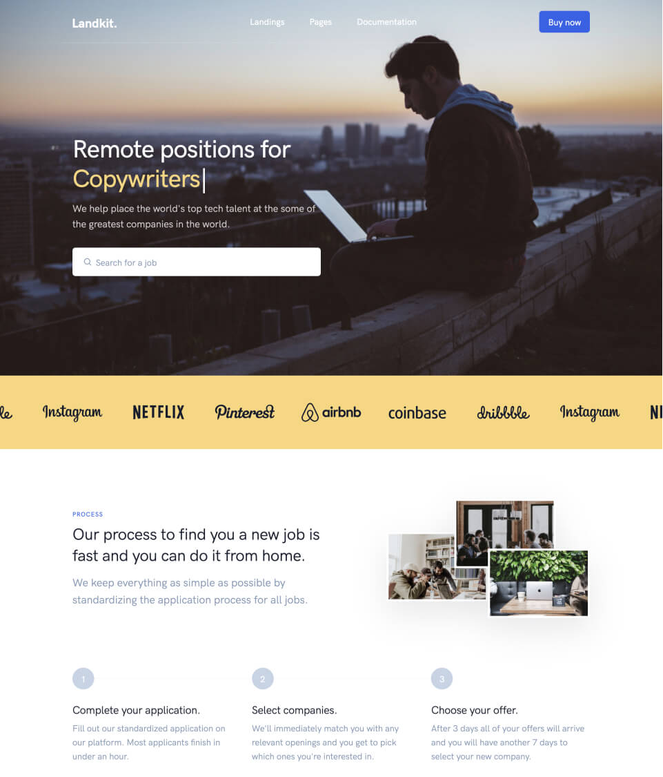 screenshot lk landing jobs