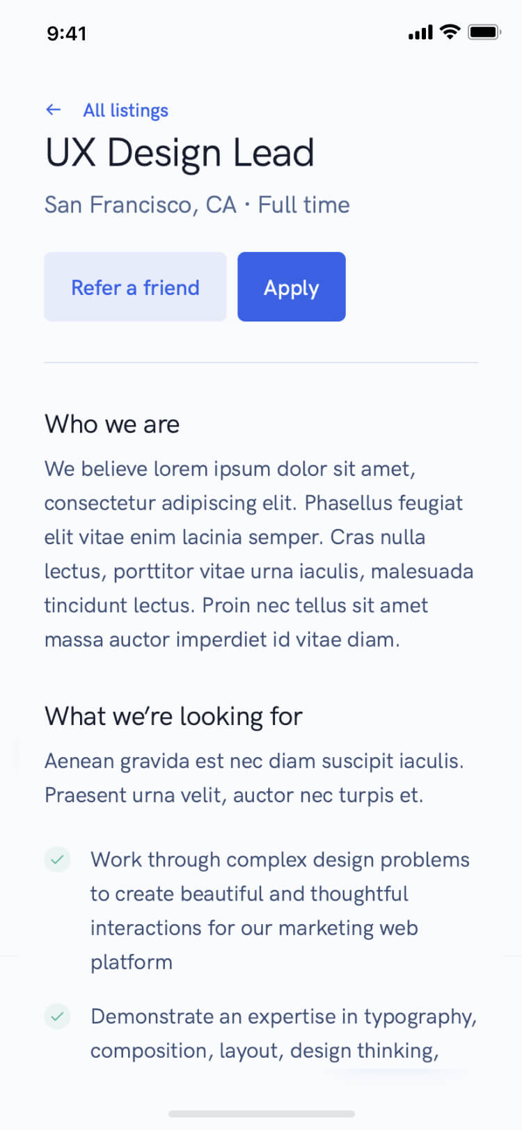 screenshot mobile jobs